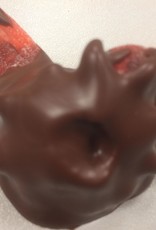 Hibiscus gedipt in pure chocolade