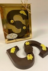 Chocoladeletter puur met citroen vulling