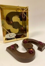 Chocoladeletter puur met bosbessen vulling