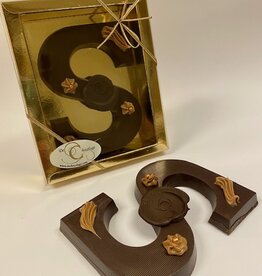 Chocoladeletter karamel zeezout