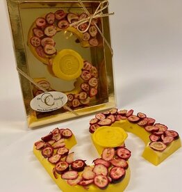 Chocoladeletter sinaasappel-cranberry