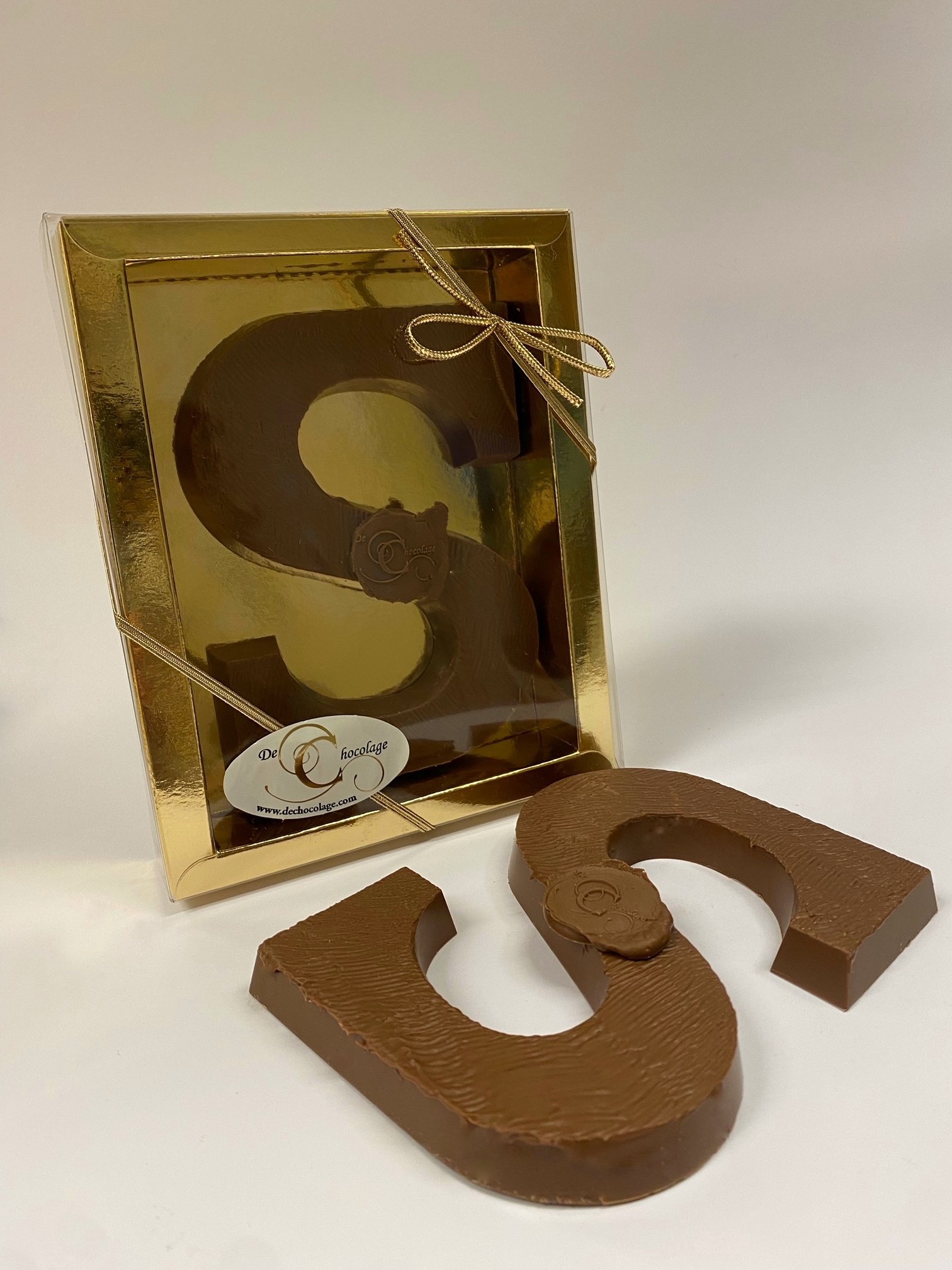 Milk chocolate letter suikervrij