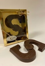 Dark chocolate letter suikervrij