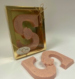 chocolate letter rose