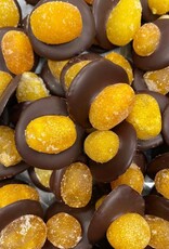 Kumquat gedipt in pure chocolade