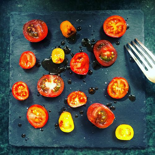 TOMATEN MIT MESQUITE DRESSING