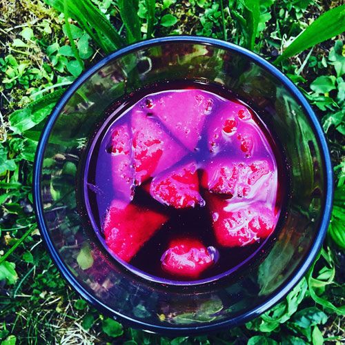 SOMMERDRINK MIT PURPLE CORN