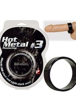 Hot Metal Ring Black 50 MM (5 cm)