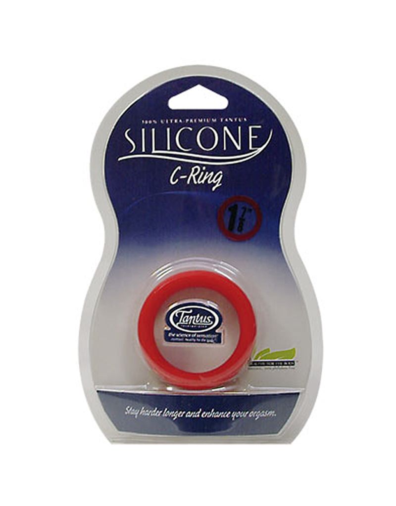 100% Siliconen Cock Ring Red