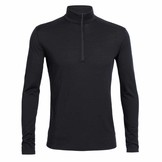 Icebreaker | 200 Oasis | Thermoshirt met rits voor mannen - 100% merinowol