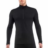 Icebreaker | 200 Oasis | Thermoshirt met rits voor mannen - 100% merinowol
