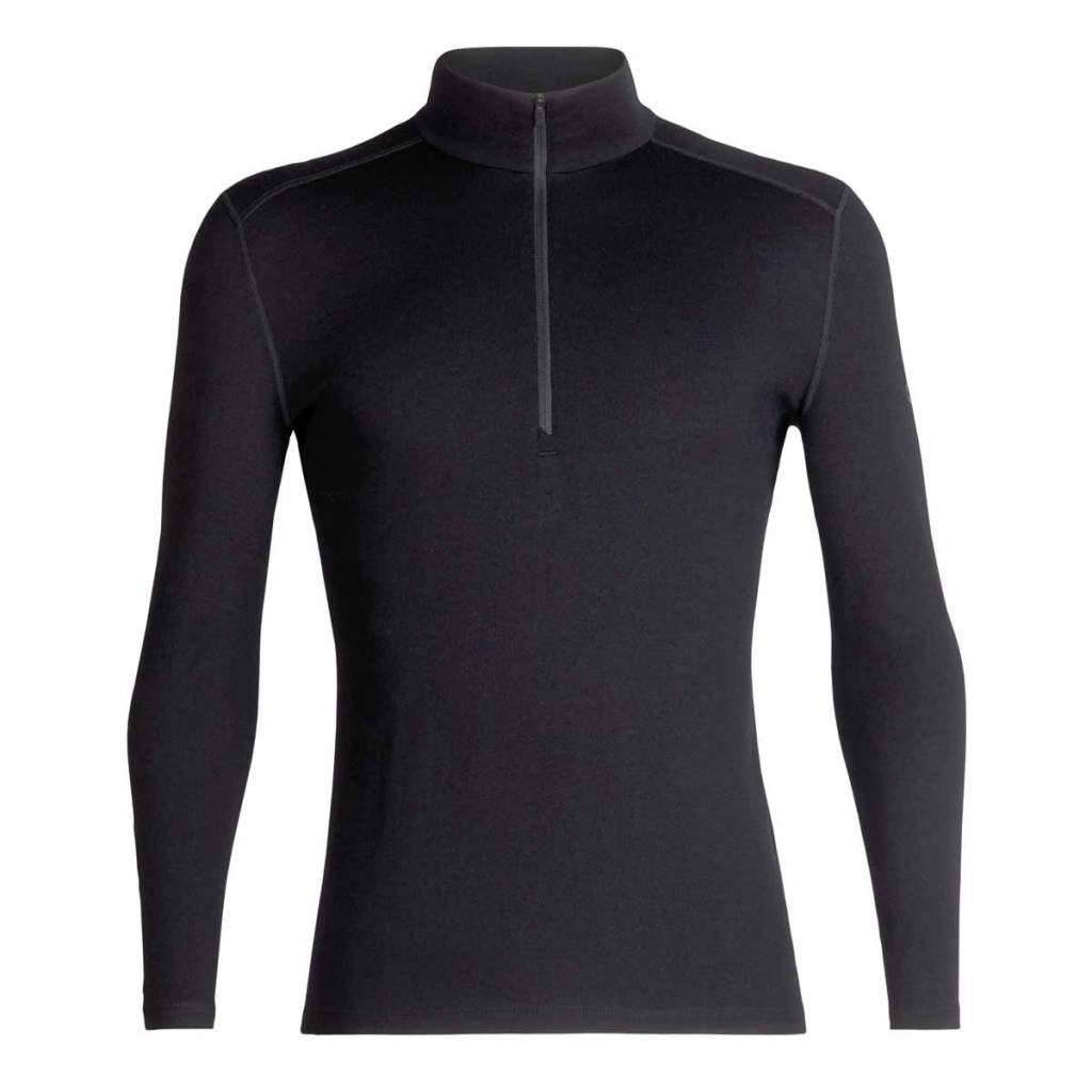 Bodyfit 260 Tech Top heren thermoshirt van merino wol met rits