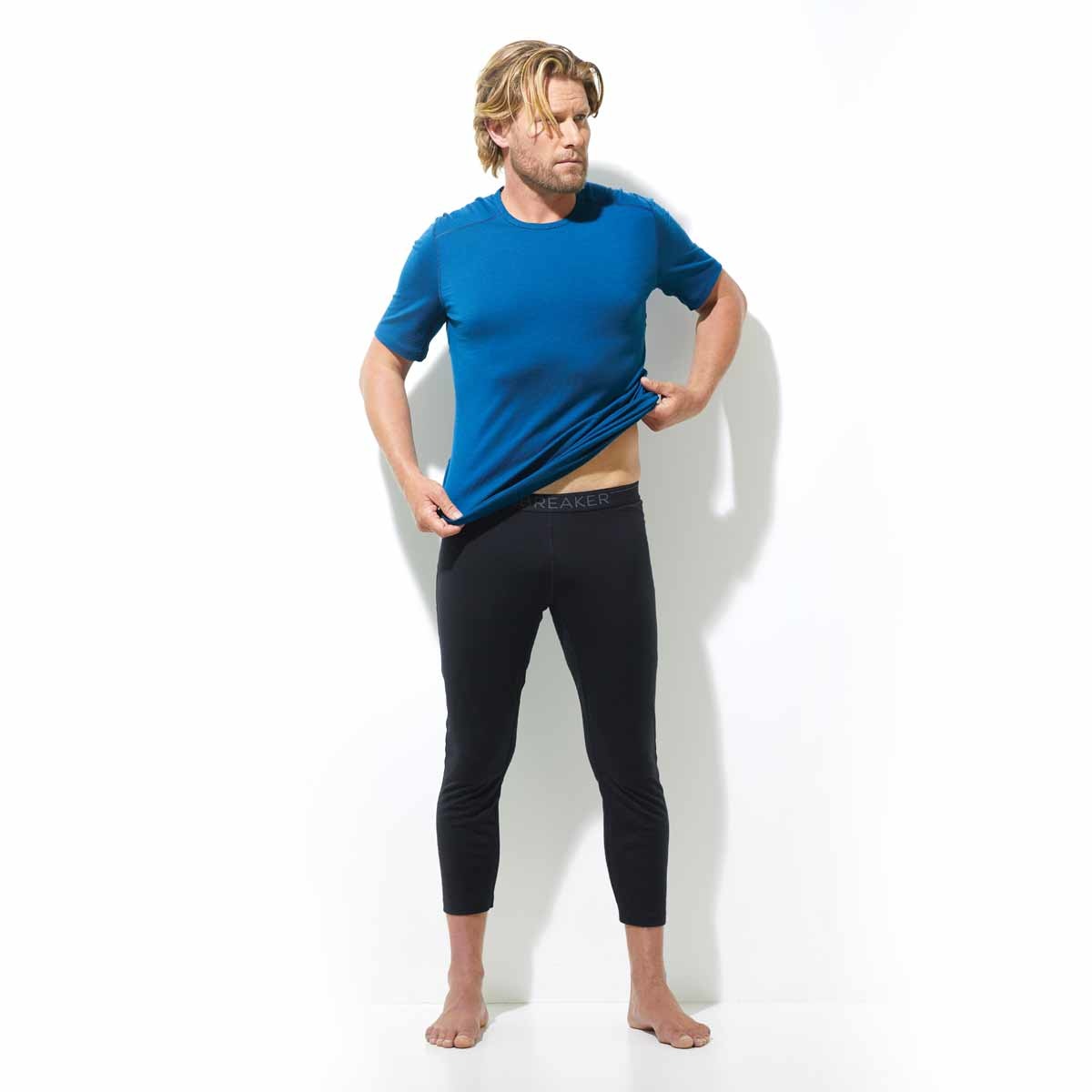 Bodyfit 200 Oasis merino wol heren T-shirt