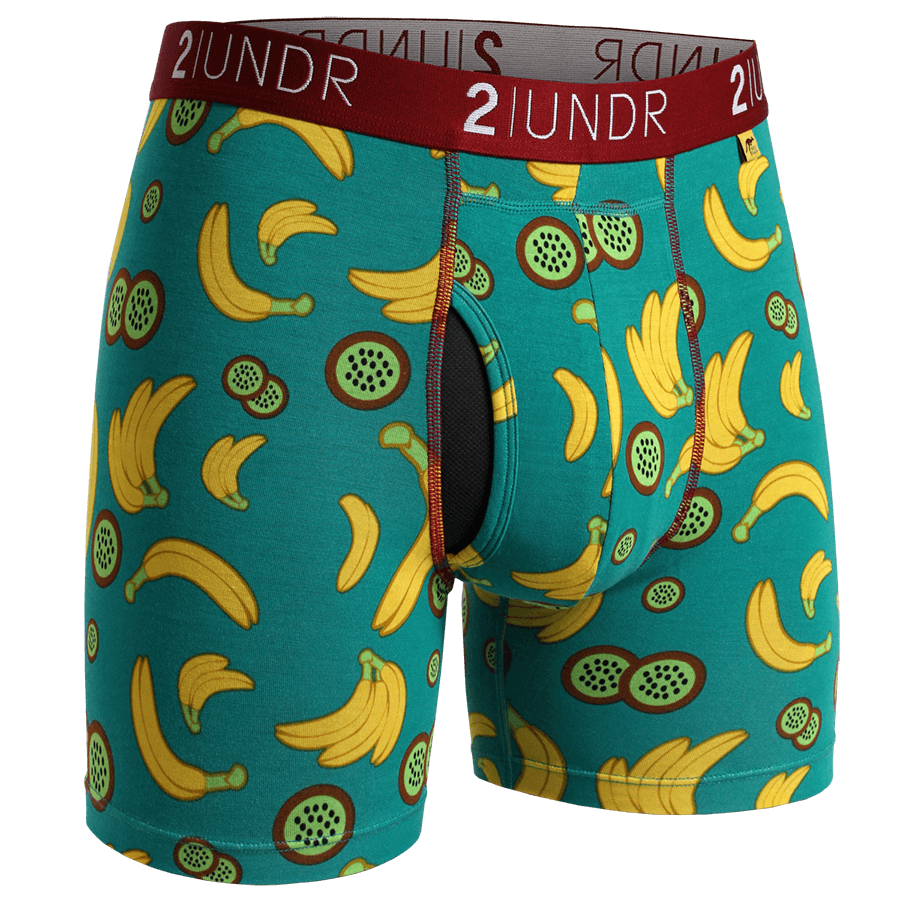Swing Shift heren boxershort met bananen en kiwi print
