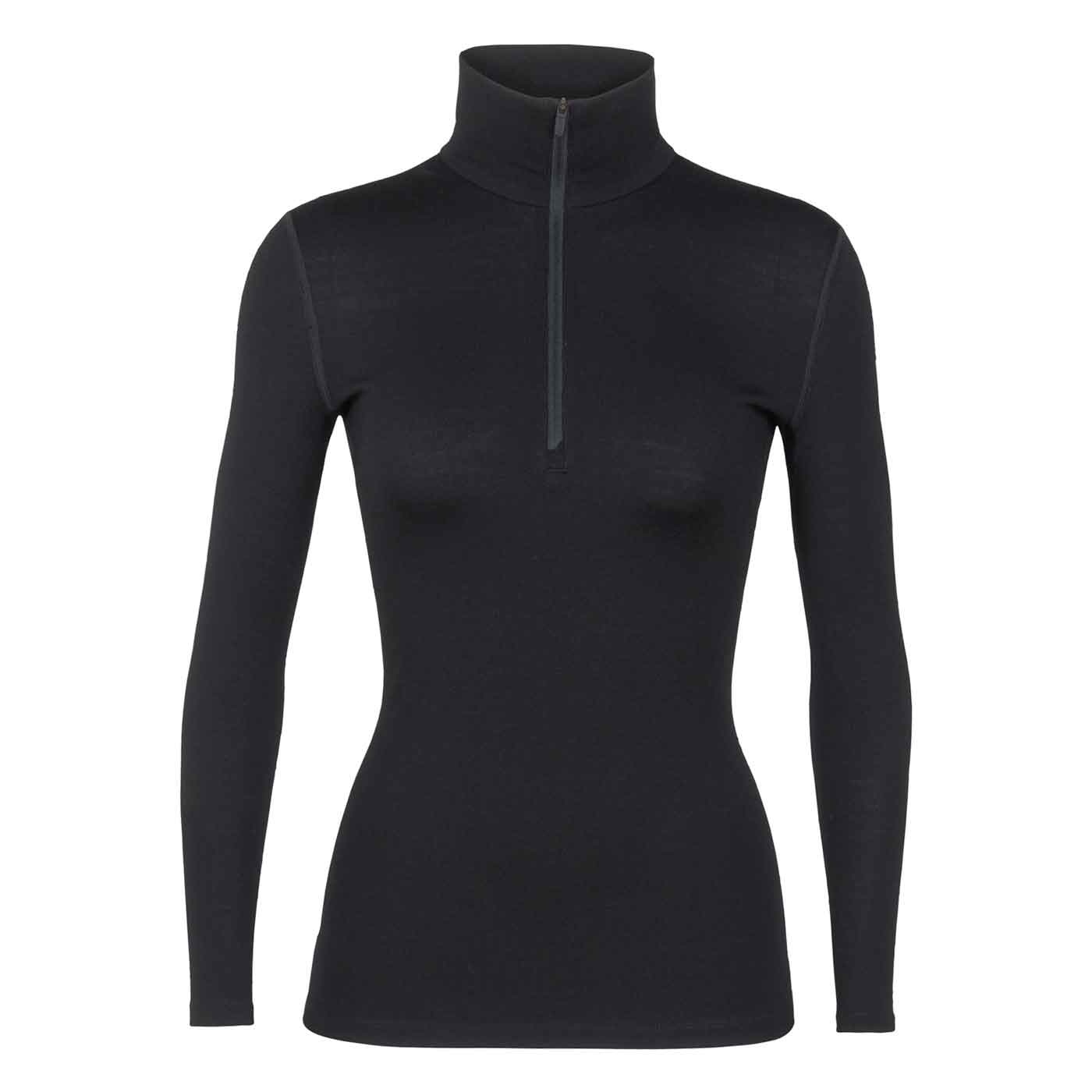 Bodyfit 260 Tech Top dames thermoshirt van merino wol met rits