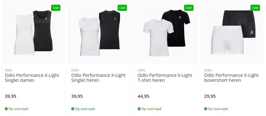 Odlo onderhirt voor sport.