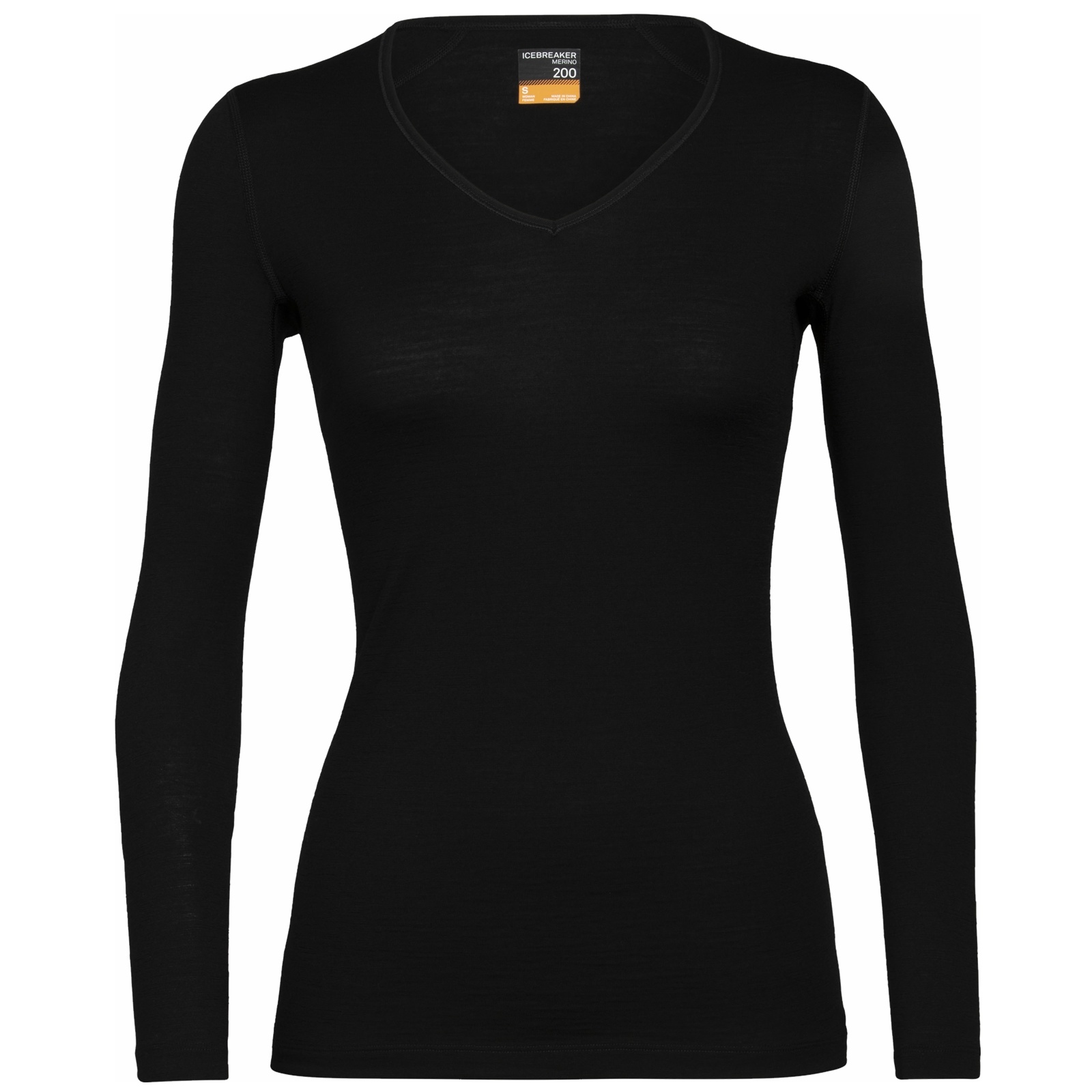 Bodyfit 200 dames thermoshirt met V-hals