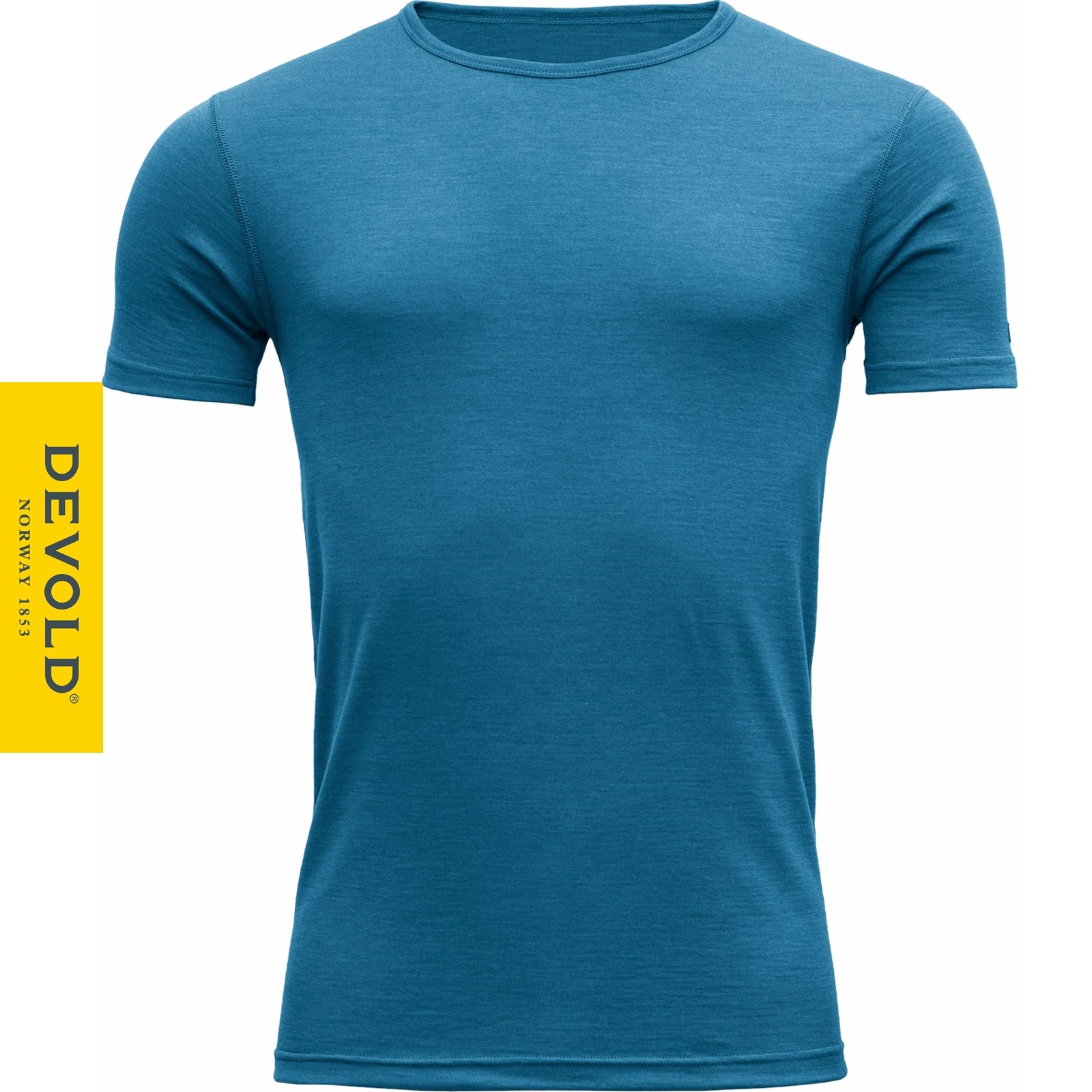 Breeze heren thermo t-shirt met ronde hals en 150gr merinowol