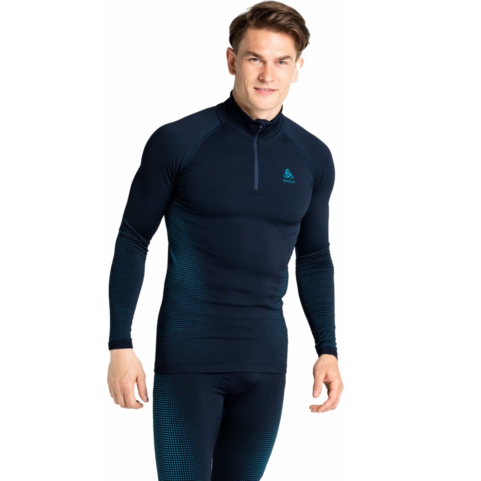 Heren thermoshirt met turtle neck en zip Performance Warm Eco