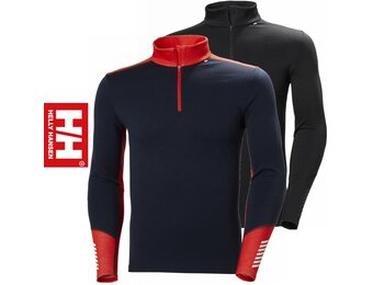 Helly Hansen | Lifa Merino | Heren thermoshirt met kraag en rits