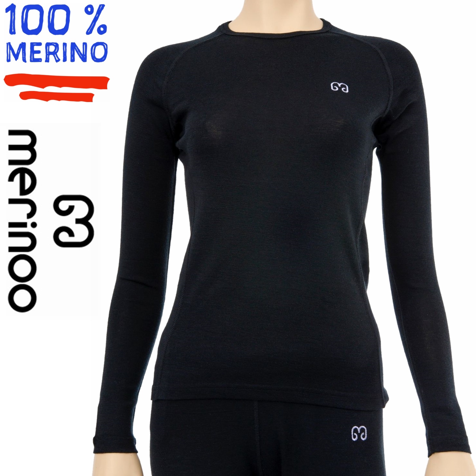 Merinoo | 200 | Thermoshirt voor vrouwen - 100% merino thermokleding