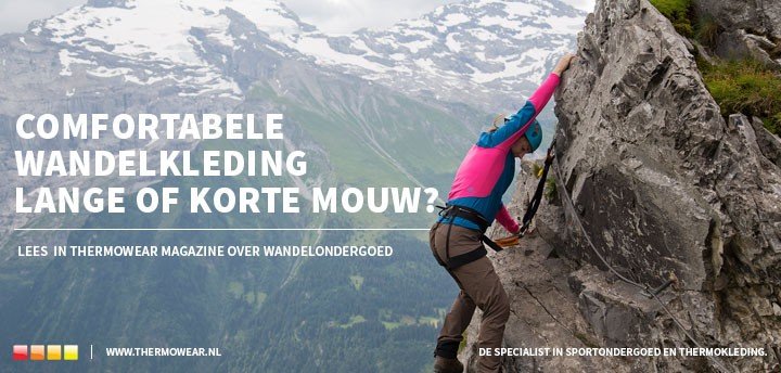 Wandelondergoed: lange of korte mouwen?