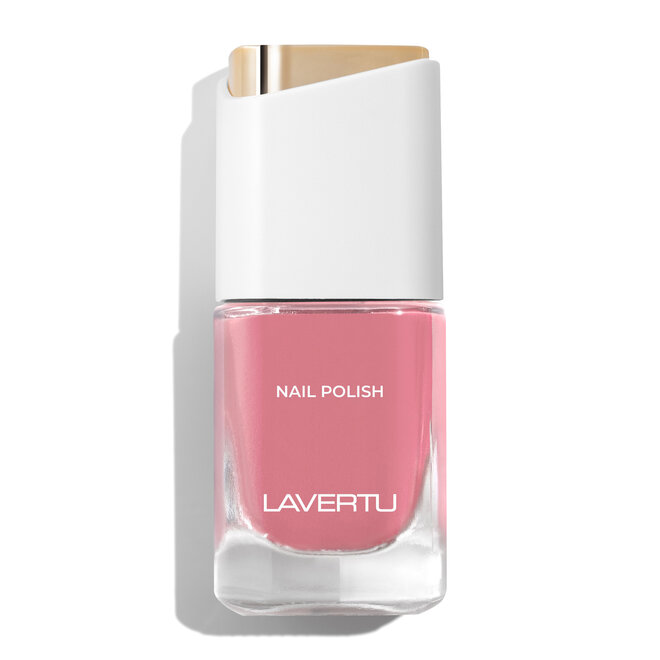 LAVERTU Nail Polish 31 New Dawn Rose – Long-lasting, caring nail polish with a glossy finish and vegan formula.