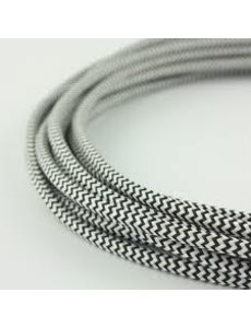 ETH Iron cord black/white 10 meters