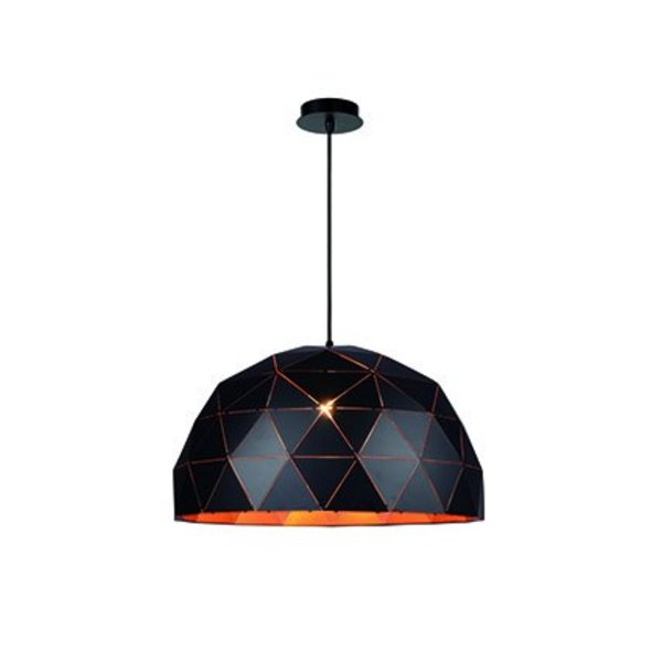 Lucide Hanging lamp Otona Black 60 cm