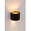 Lucide Wall lamp Xio Round Black Led