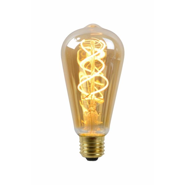 Lucide Filament Led lamp Amber Glas