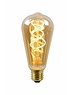 Lucide Filament Led lamp Amber Glas