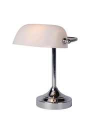 Lucide Table lamp Banker Chrome