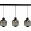 Master Light Hanging lamp Lett lll 3 light glass 28 cm