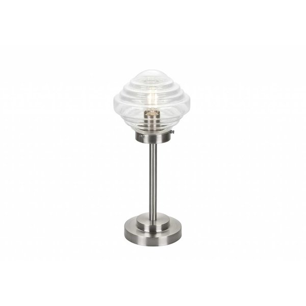 HighLight  Tafellamp York wit glas