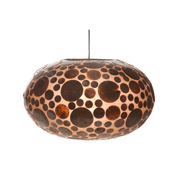 Villaflor Coin Gold UFO Pendant Lamp