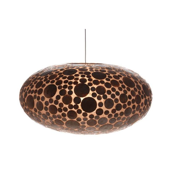 Villaflor Coin Gold UFO Pendant Lamp