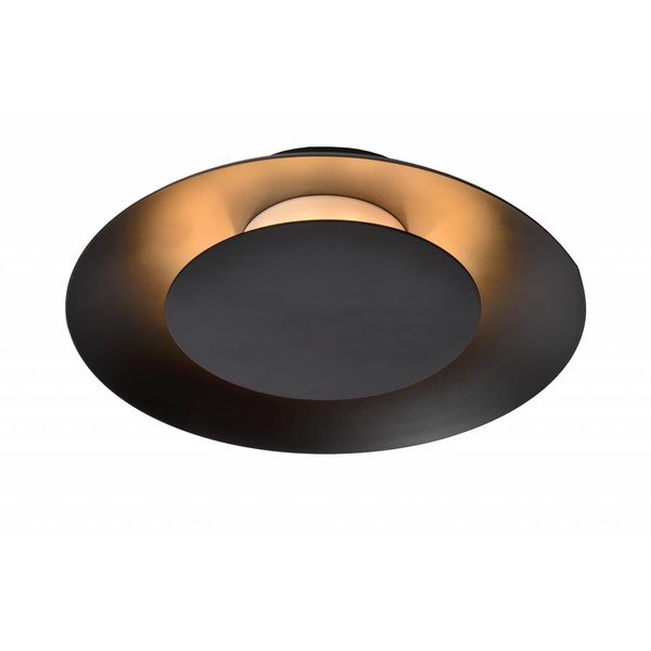 Lucide Ceiling lamp Foskal Black Led