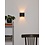 Lucide Wandlamp Xio Rond Zwart  Led