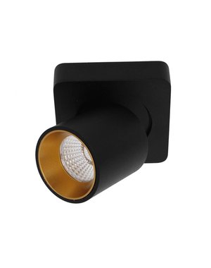 Licht &  Wonen/ Artdelight Spot Laguna zwart  1 lichts Led