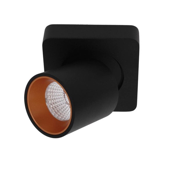 Licht &  Wonen/ Artdelight Spot Laguna black 1 light Led