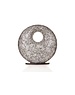 Villaflor Table lamp Glass White Donut