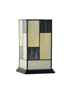 Art Deco Trade Tafellamp Tiffany Mondriaan