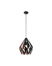 Eglo Pendant lamp Carlton 1 Black-Copper 31 cm