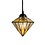 Art Deco Trade Hanging lamp Tiffany Aiko Yellow