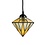 Art Deco Trade Hanging lamp Tiffany Aiko Yellow