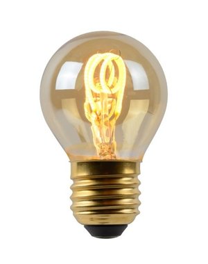 Lucide Led filament kogellamp Amber E27