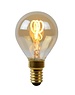 Lucide LED filament ball lamp Amber E14