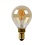 Lucide LED filament ball lamp Amber E14