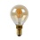Lucide Led filament kogellamp Amber E14